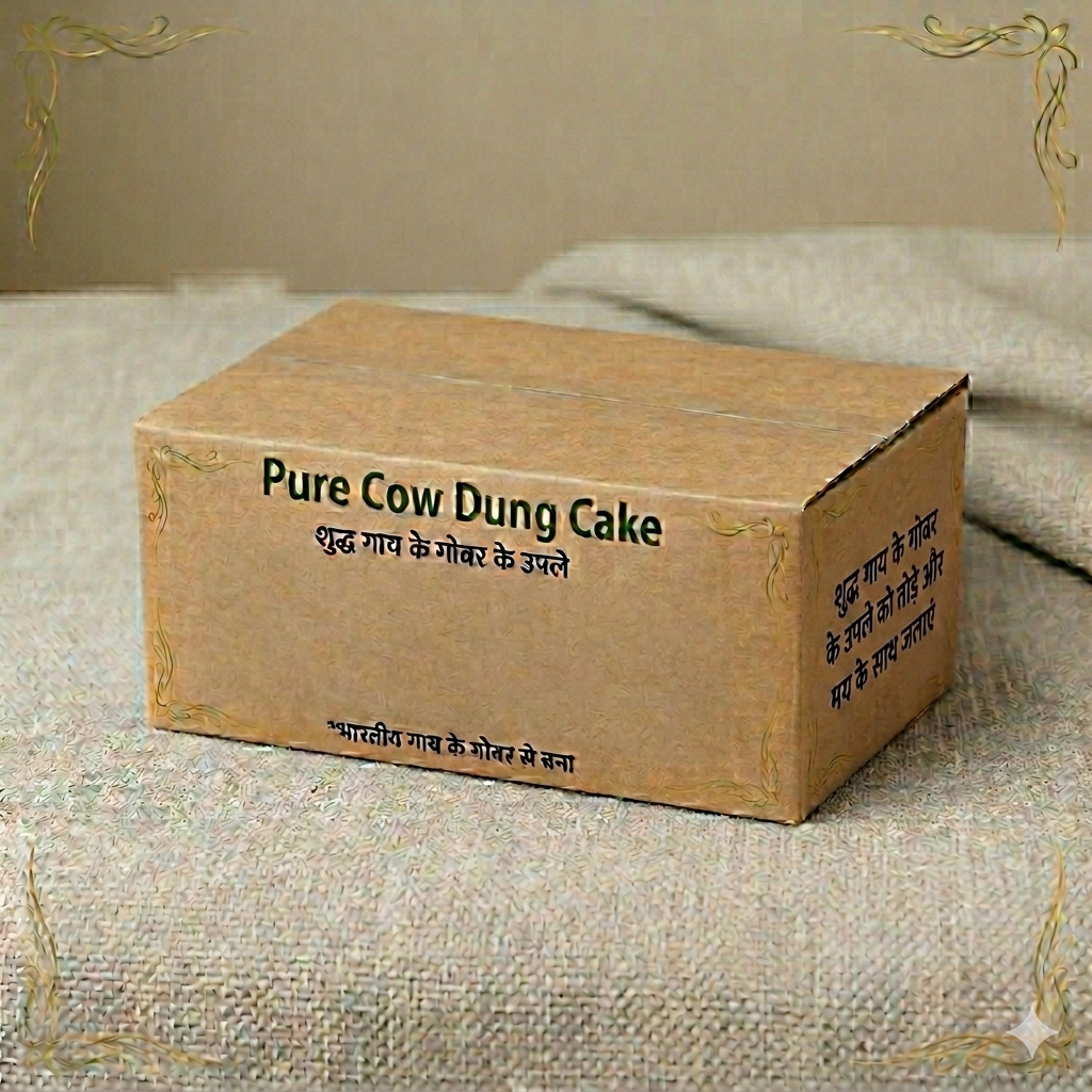 Organic Cow Dung Cakes for Puja
