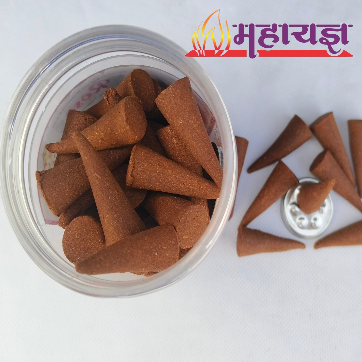 Mahayaghya Organic Panchgavya Dhoop Cones – 100% Natural & Charcoal Free